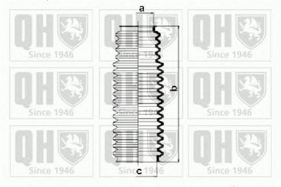 QUINTON HAZELL qg1381 -  Комплект пыльника, рулевое управление